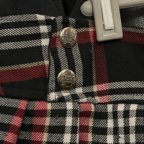 vintage lip service plaid mini skirt - Picture 2 of 3